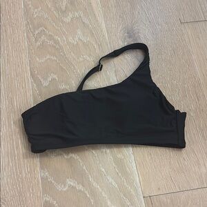 Gianni Bini Black Asymmetrical Bikini Top